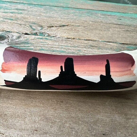 VTG Navajo Pottery Canoe‎ Boat Ceramic Figurine Native American Signed 9" - Picture 5 of 11